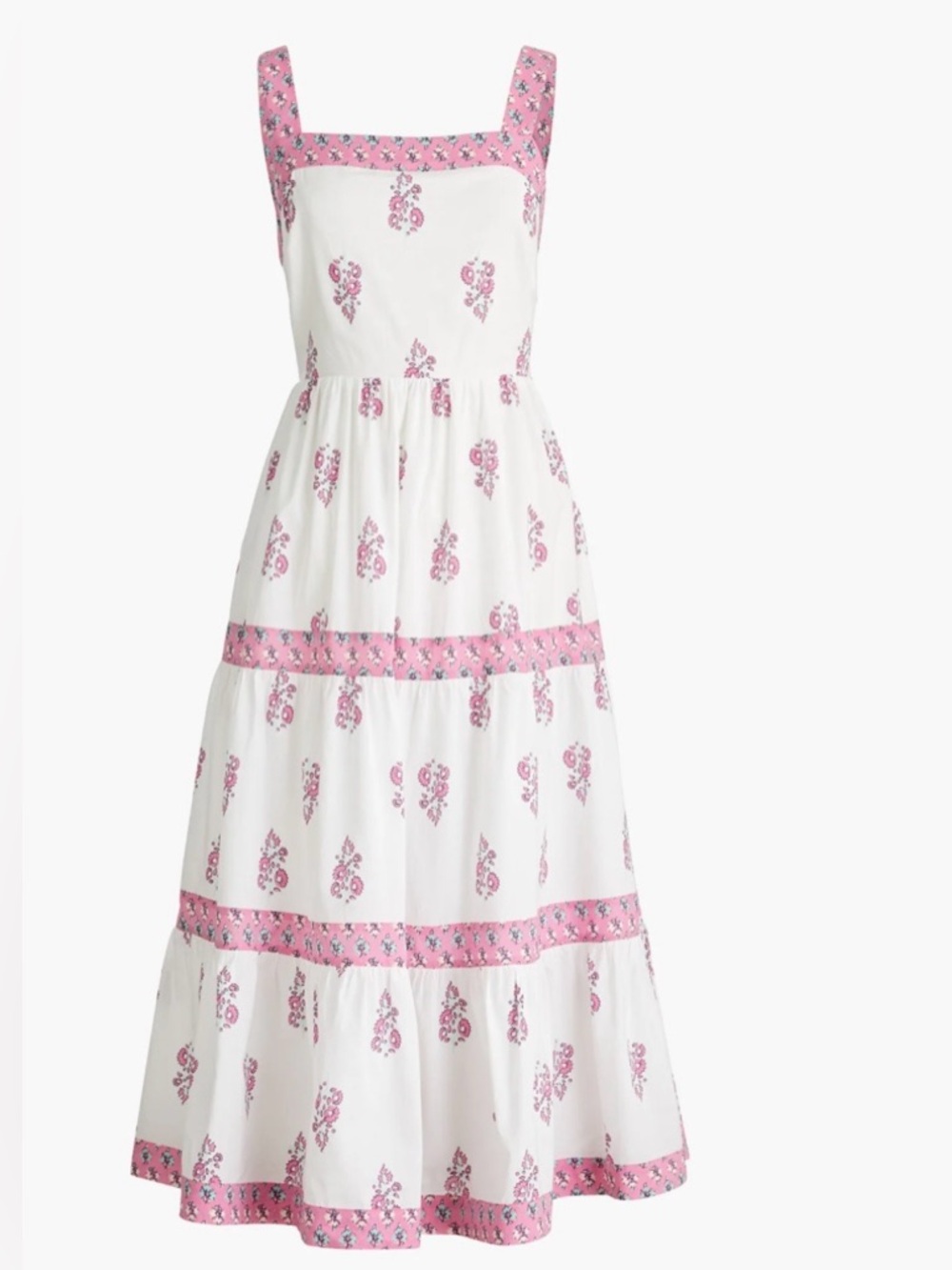 J. Crew Block Print Square Sun Dress Sz 4